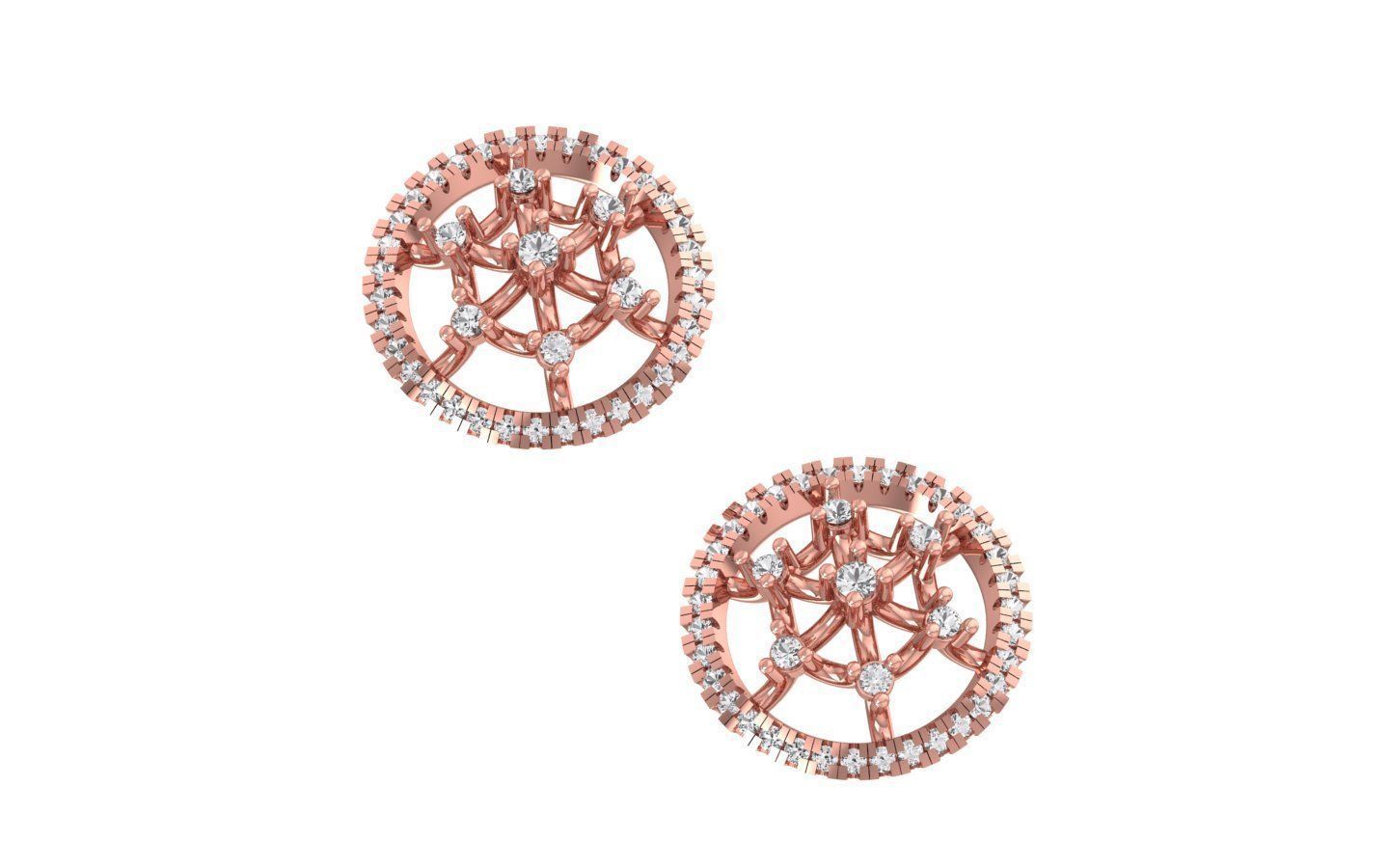 Earrings Pendant Set 3dm STL OBJ FBX Renders Details 3D print model_9