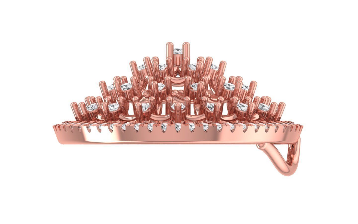 Earrings Pendant Set 3dm STL OBJ FBX Renders Details 3D print model_5