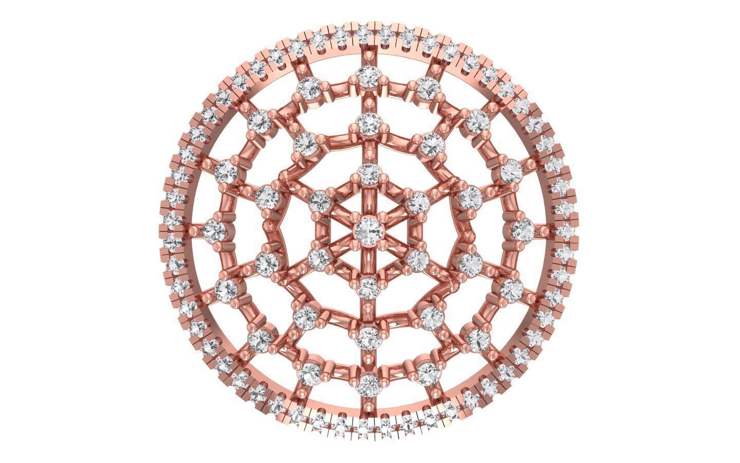 Earrings Pendant Set 3dm STL OBJ FBX Renders Details 3D print model_1