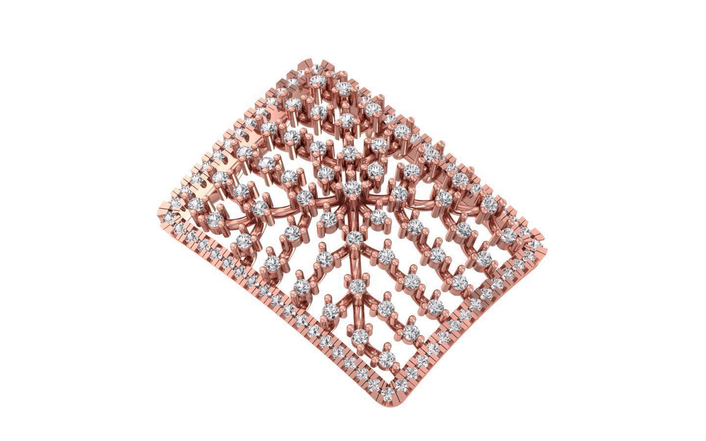 Earrings Pendant Set 3dm STL OBJ FBX Renders Details 3D print model_5