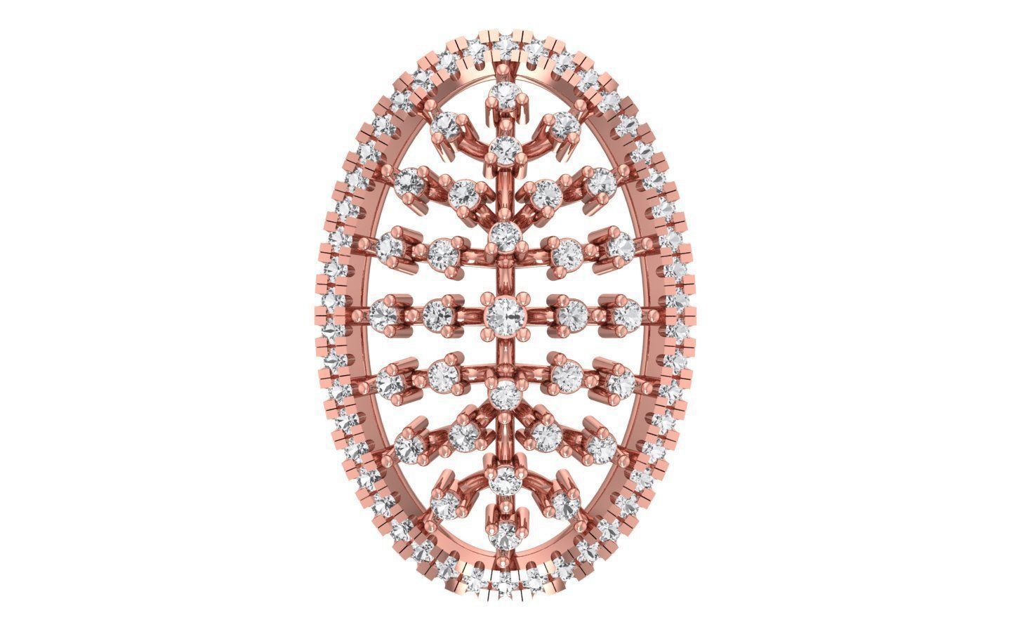 Earrings Pendant Set 3dm STL OBJ FBX Renders Details 3D print model_2