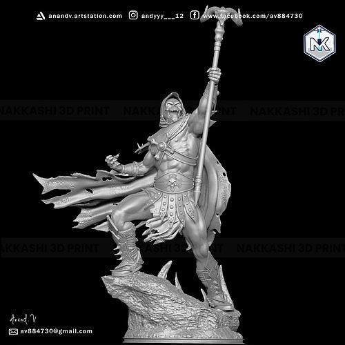 skeletor 3d Designing 