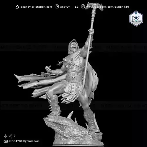skeletor 3d Designing 
