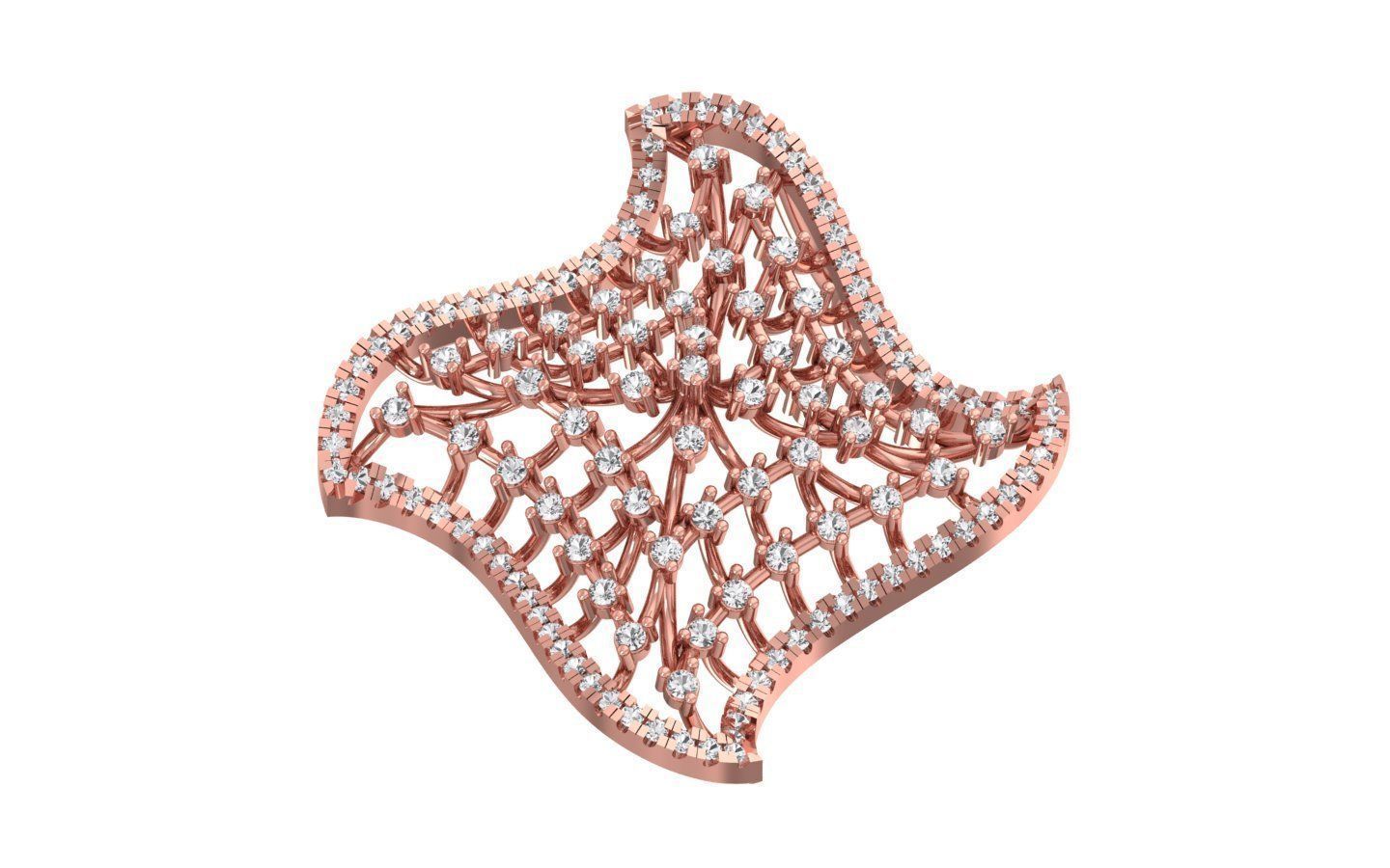 Earrings Pendant Set 3dm STL OBJ FBX Renders Details 3D print model_3