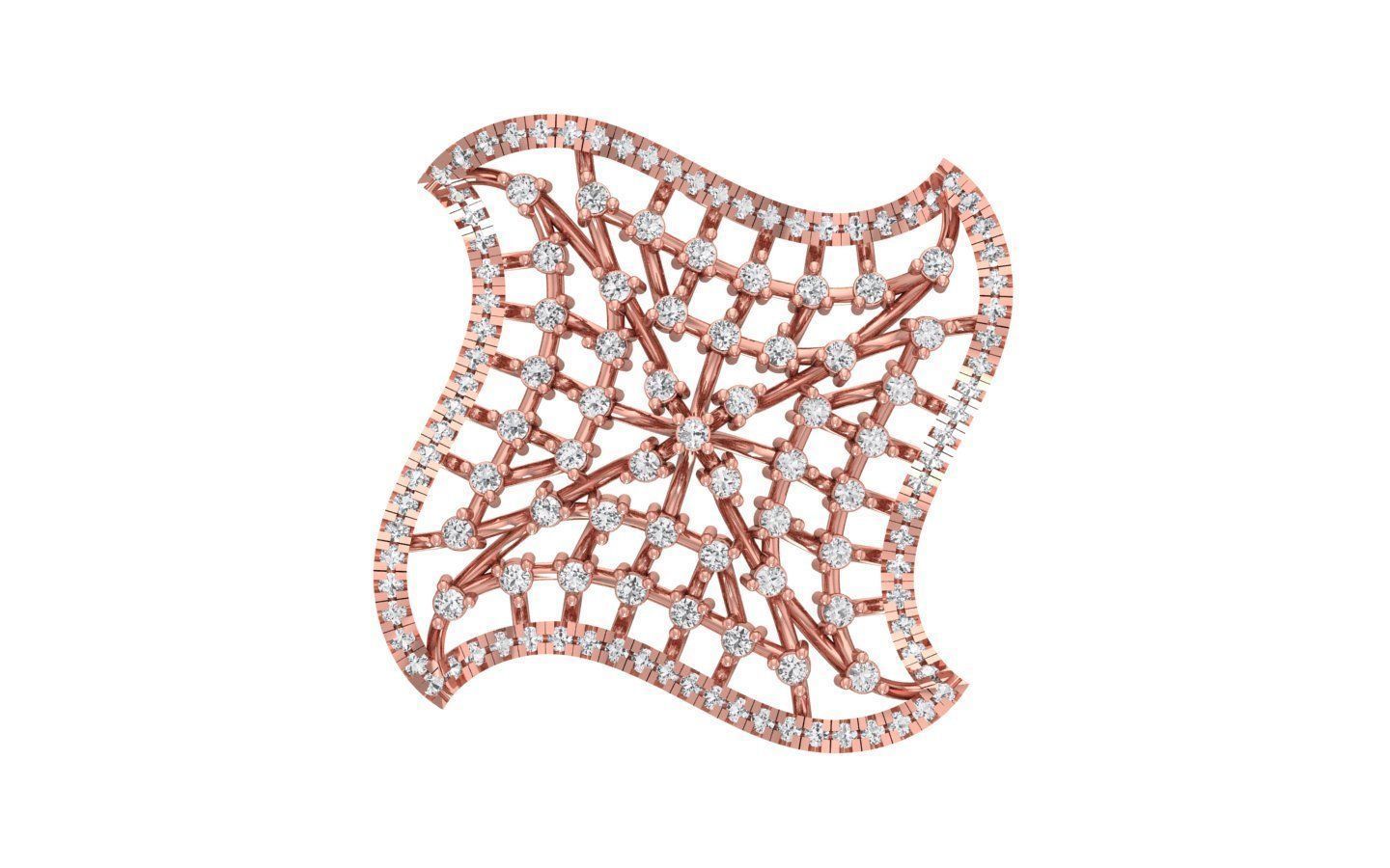 Earrings Pendant Set 3dm STL OBJ FBX Renders Details 3D print model_2