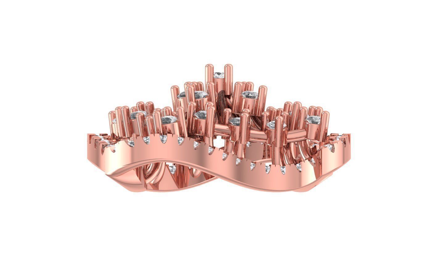 Earrings Pendant Set 3dm STL OBJ FBX Renders Details 3D print model_5