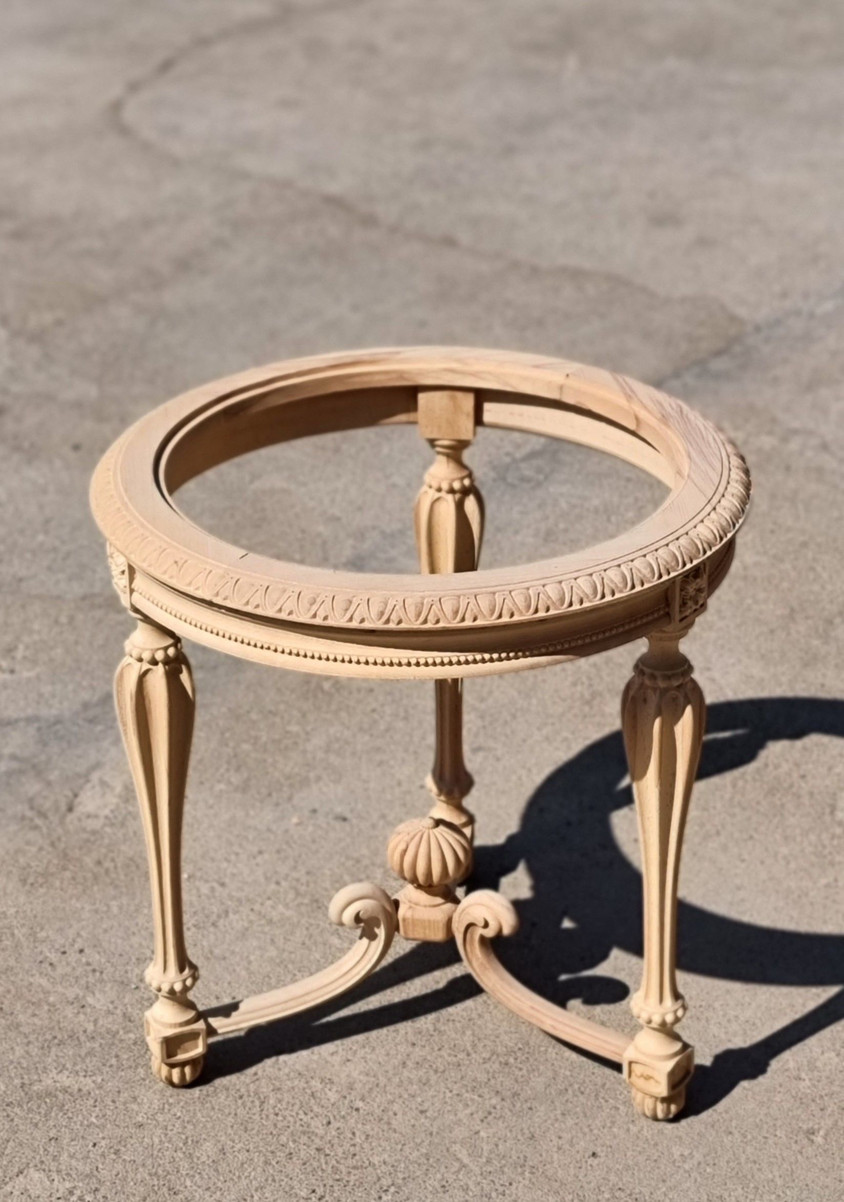 tea table Low-poly 3D model_8