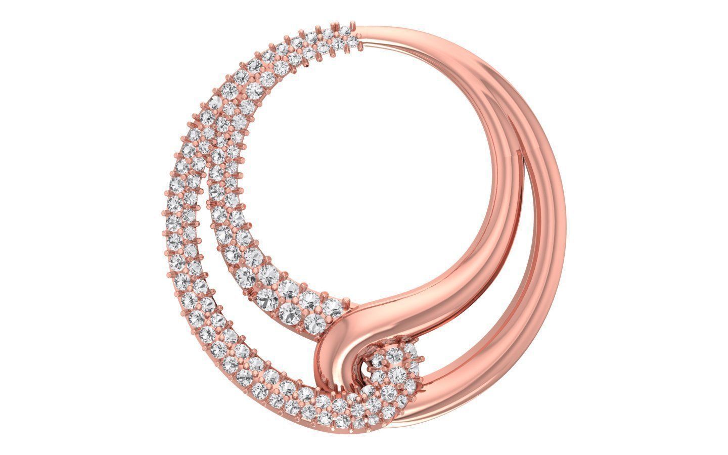 Earrings Pendant Set 3dm STL OBJ FBX Renders Details 3D print model_2