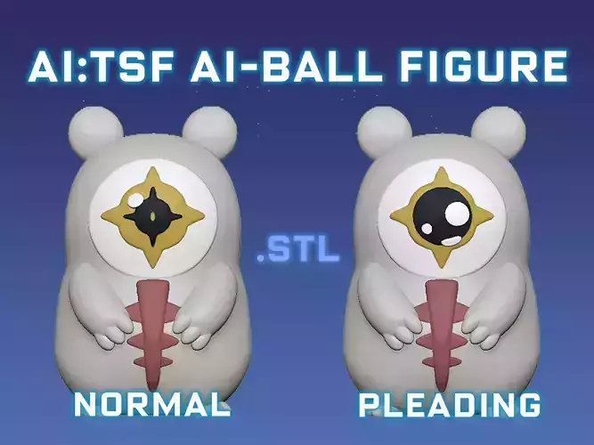 Aiba AI Ball AI The Somnium Files Figure 3D print model