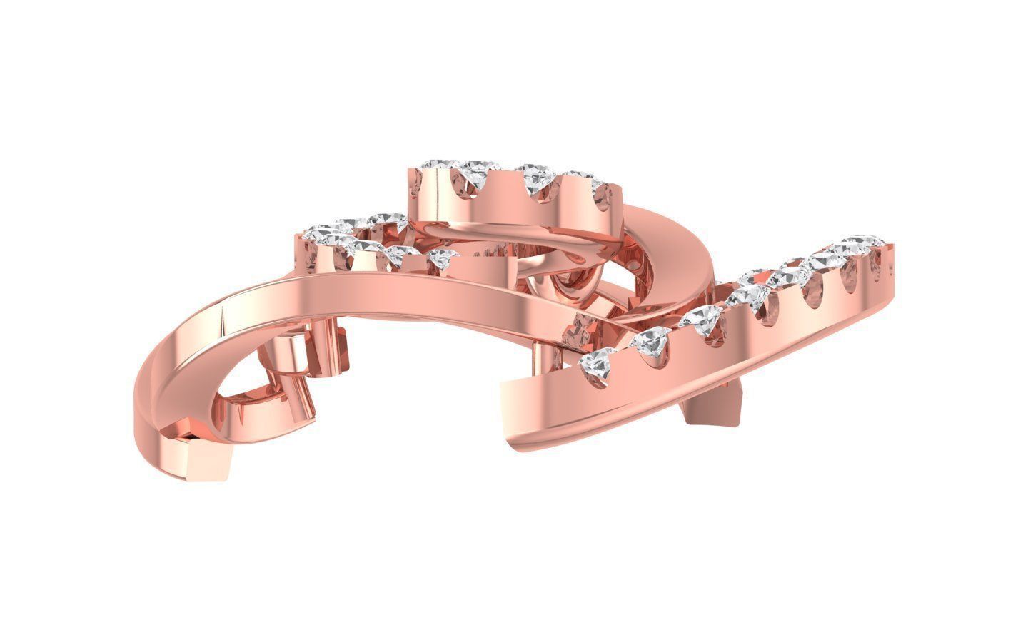 Earrings Pendant Set 3dm STL OBJ FBX Renders Details 3D print model_4