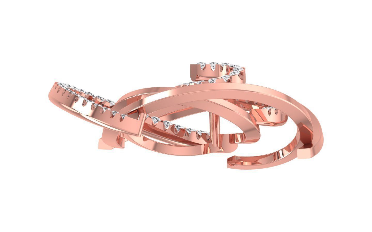 Earrings Pendant Set 3dm STL OBJ FBX Renders Details 3D print model_2