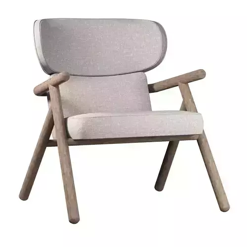 Sole Scandinavian-Styled Armchair 3D model