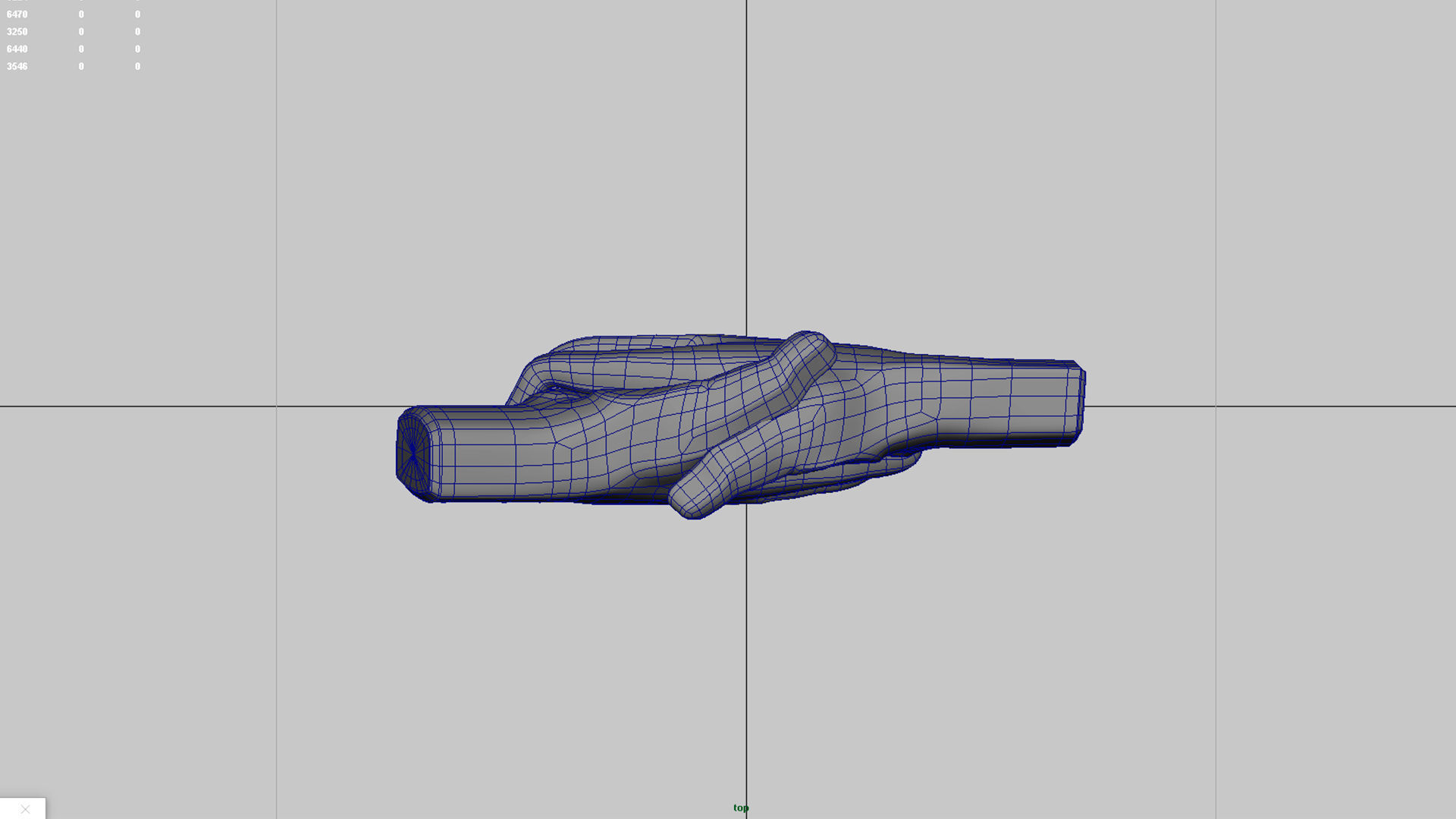 hand shake 3D model_2