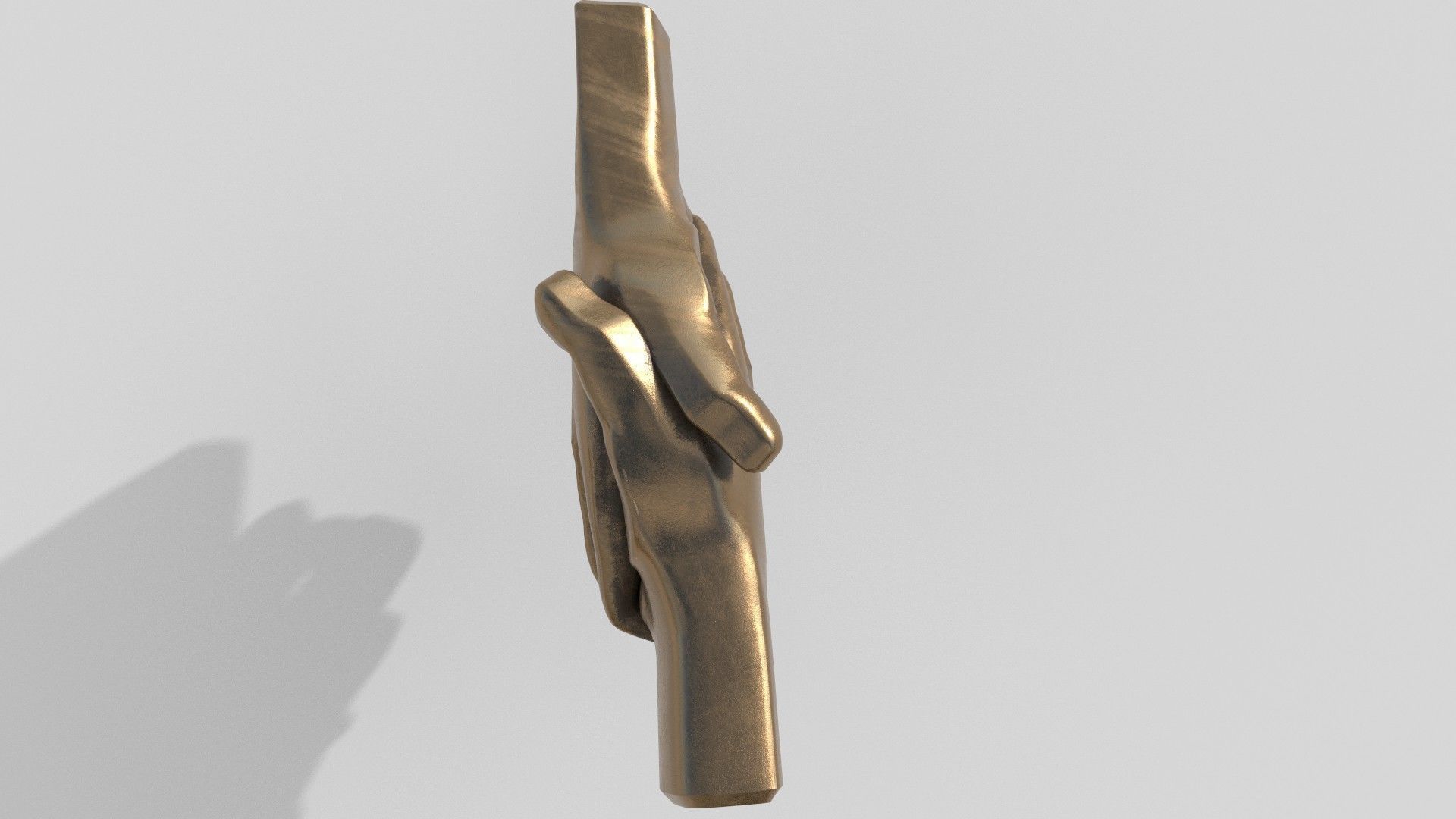 hand shake 3D model_7
