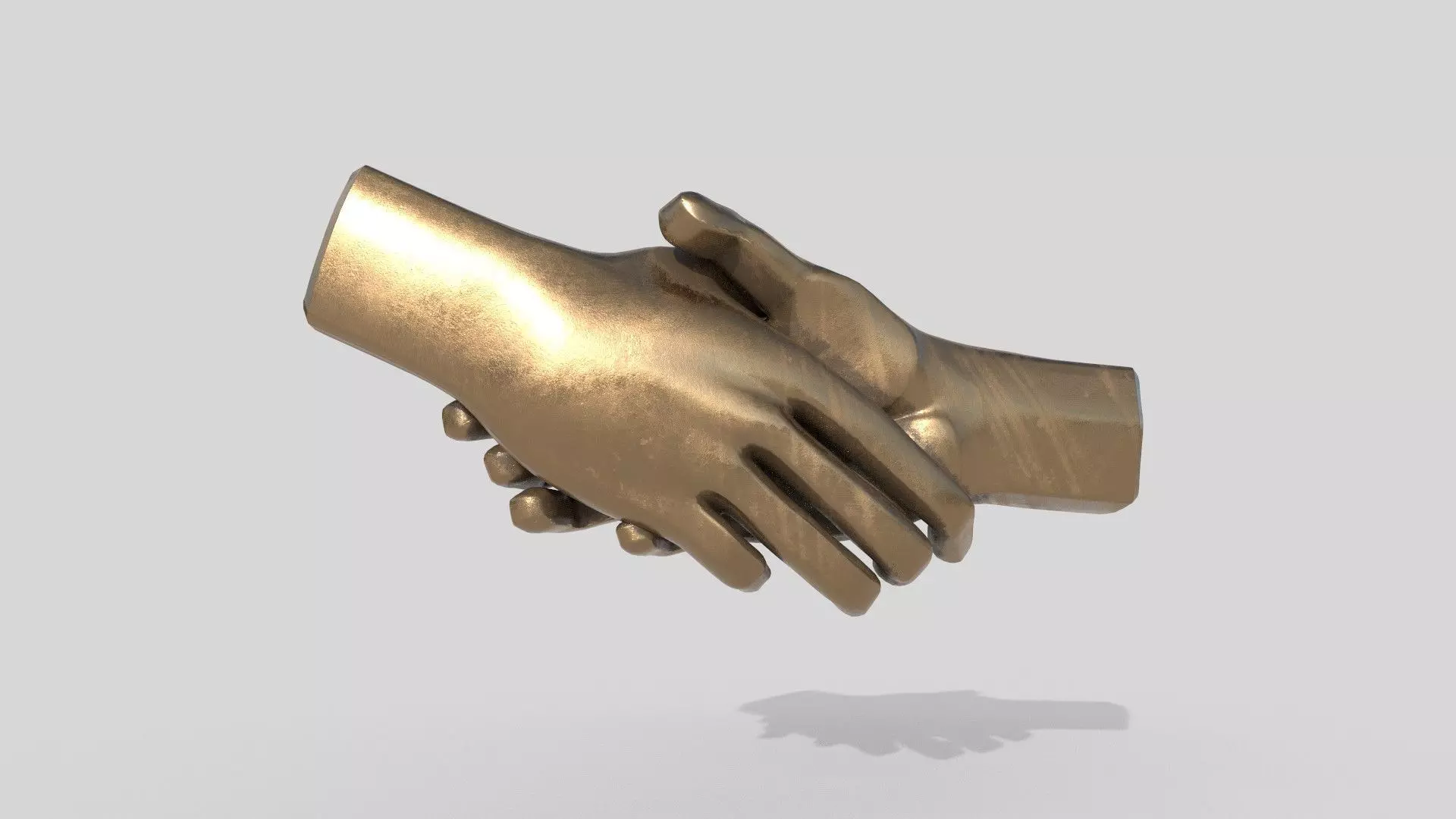 hand shake 3D model_0