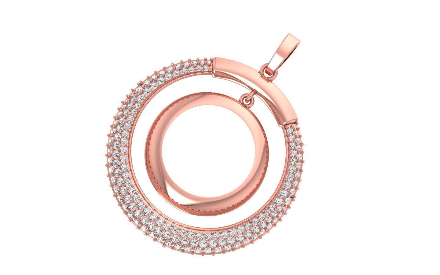 Earrings Pendant Set 3dm STL OBJ FBX Renders Details 3D print model_4