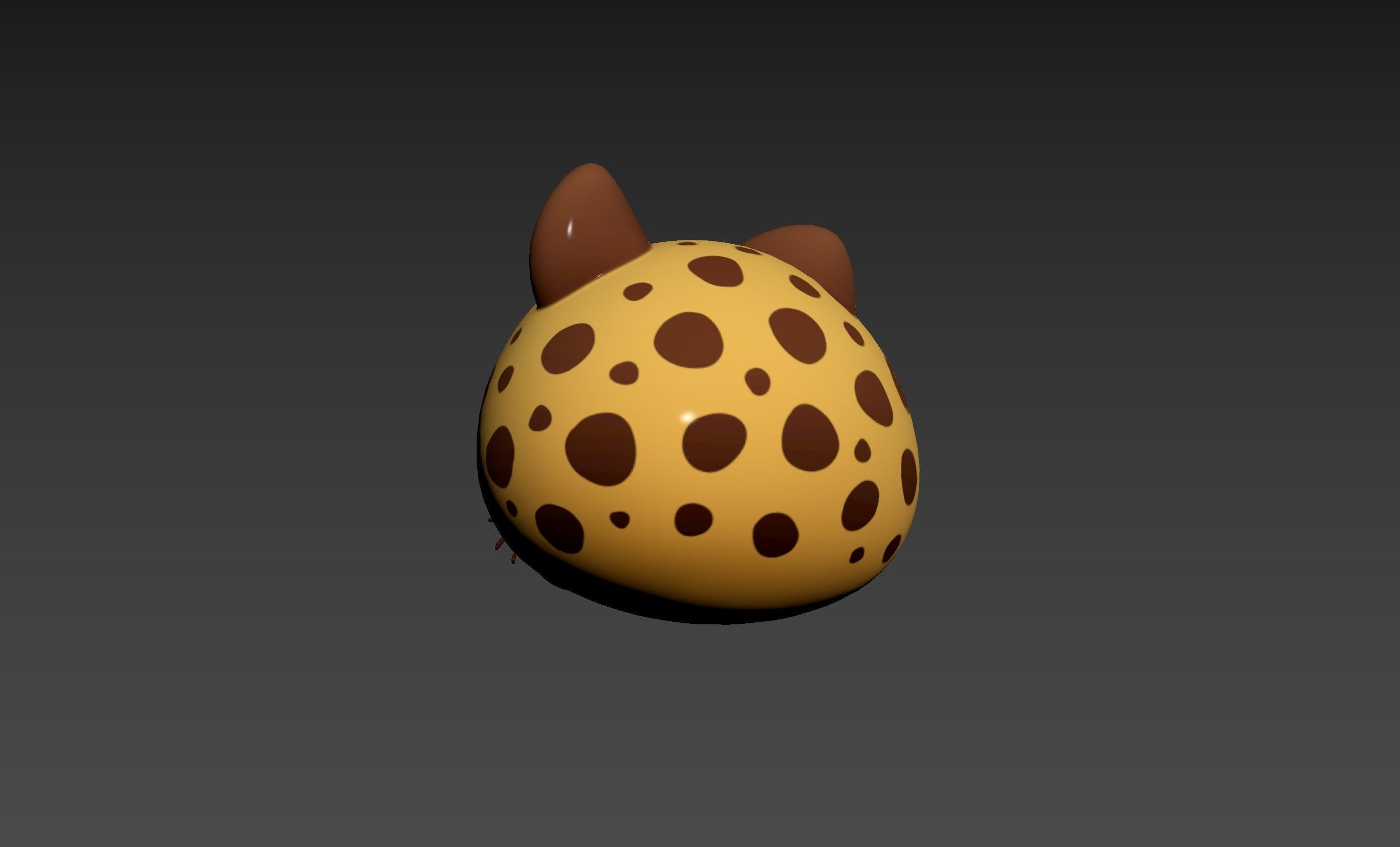 Prop178 Cheetah Head 3D model_19