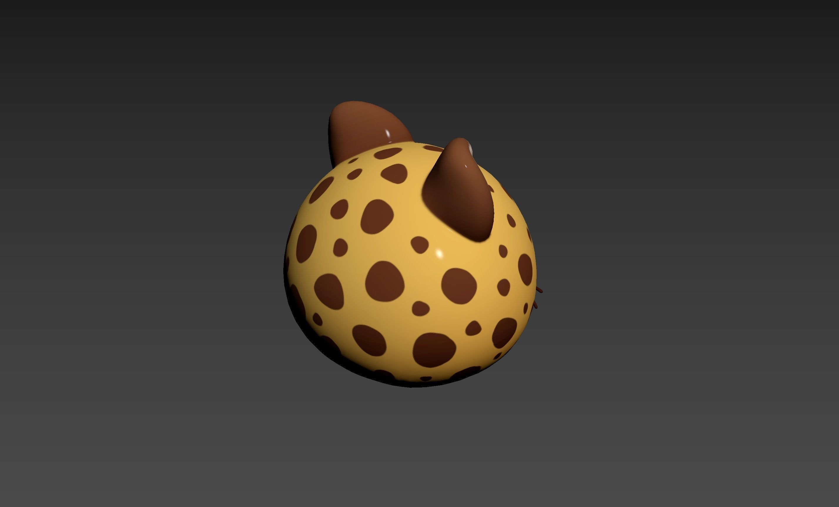 Prop178 Cheetah Head 3D model_17