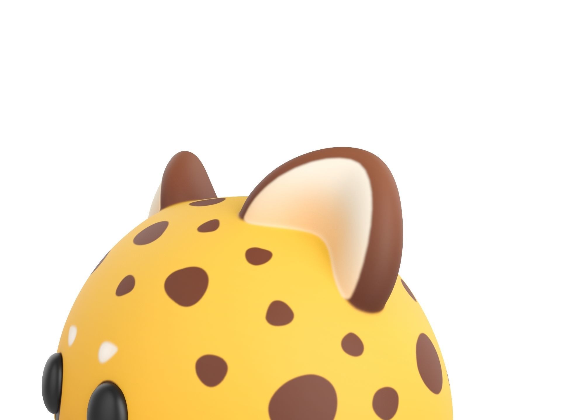 Prop178 Cheetah Head 3D model_9