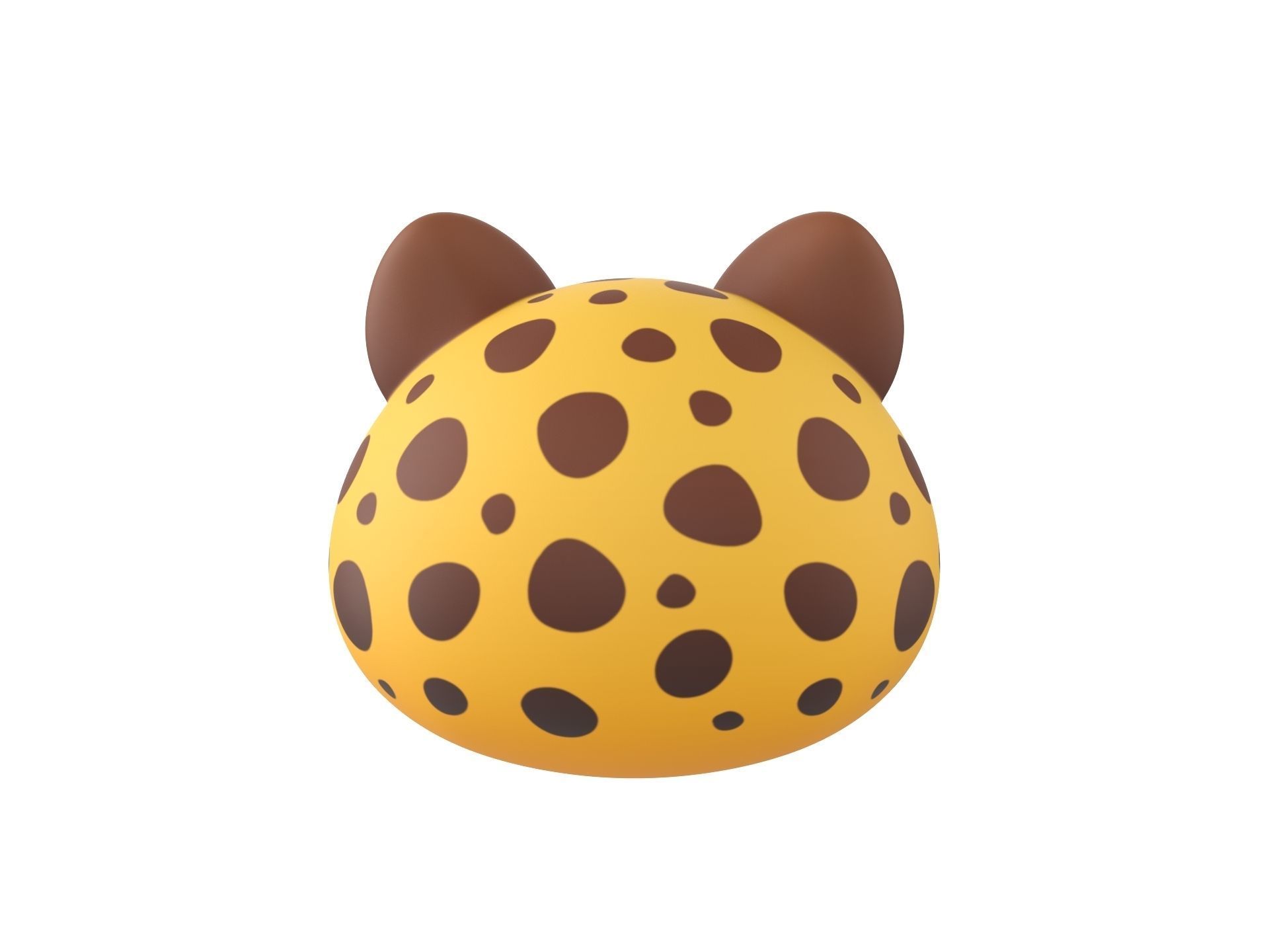 Prop178 Cheetah Head 3D model_5