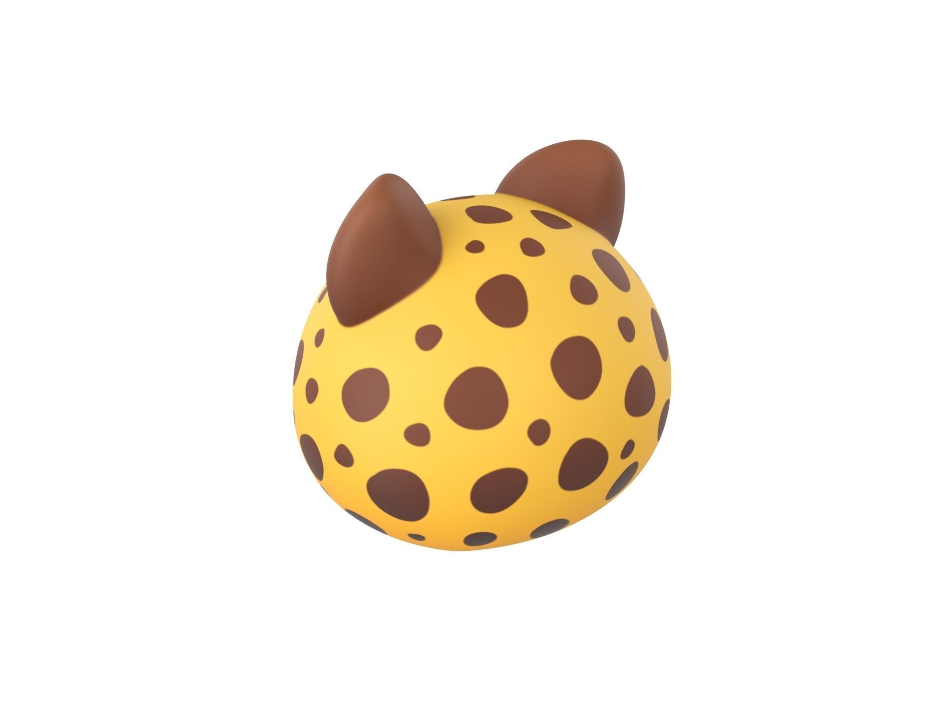 Prop178 Cheetah Head 3D model_6
