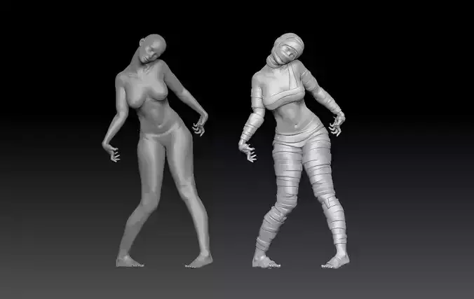 GIRL MUMMY HALLOWEEN 1