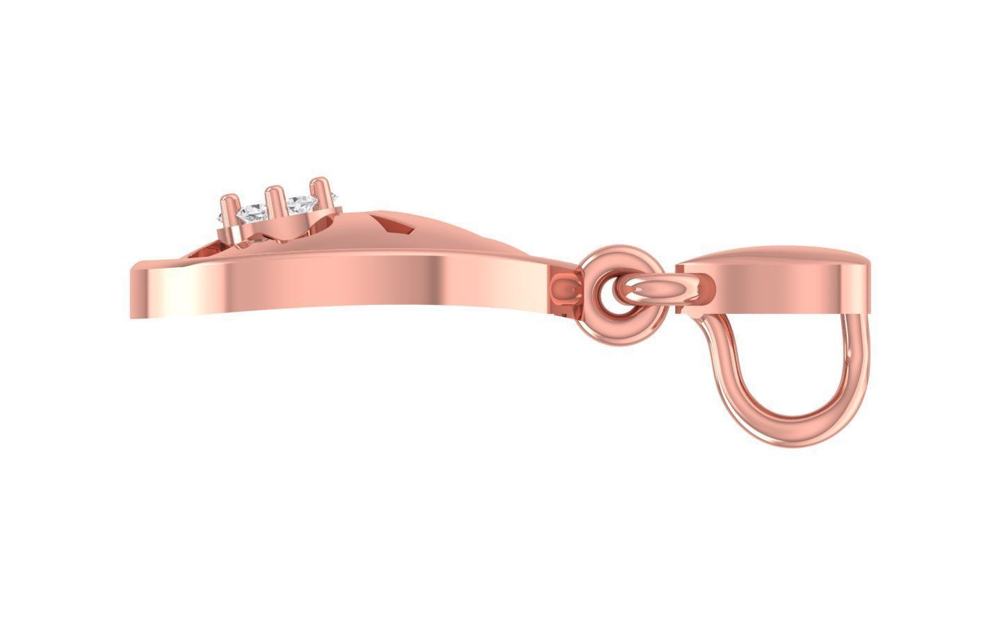 Earrings Pendant Set 3dm STL OBJ FBX Renders Details 3D print model_2