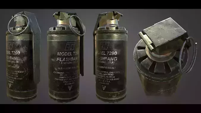 flashbang low-poly game ready