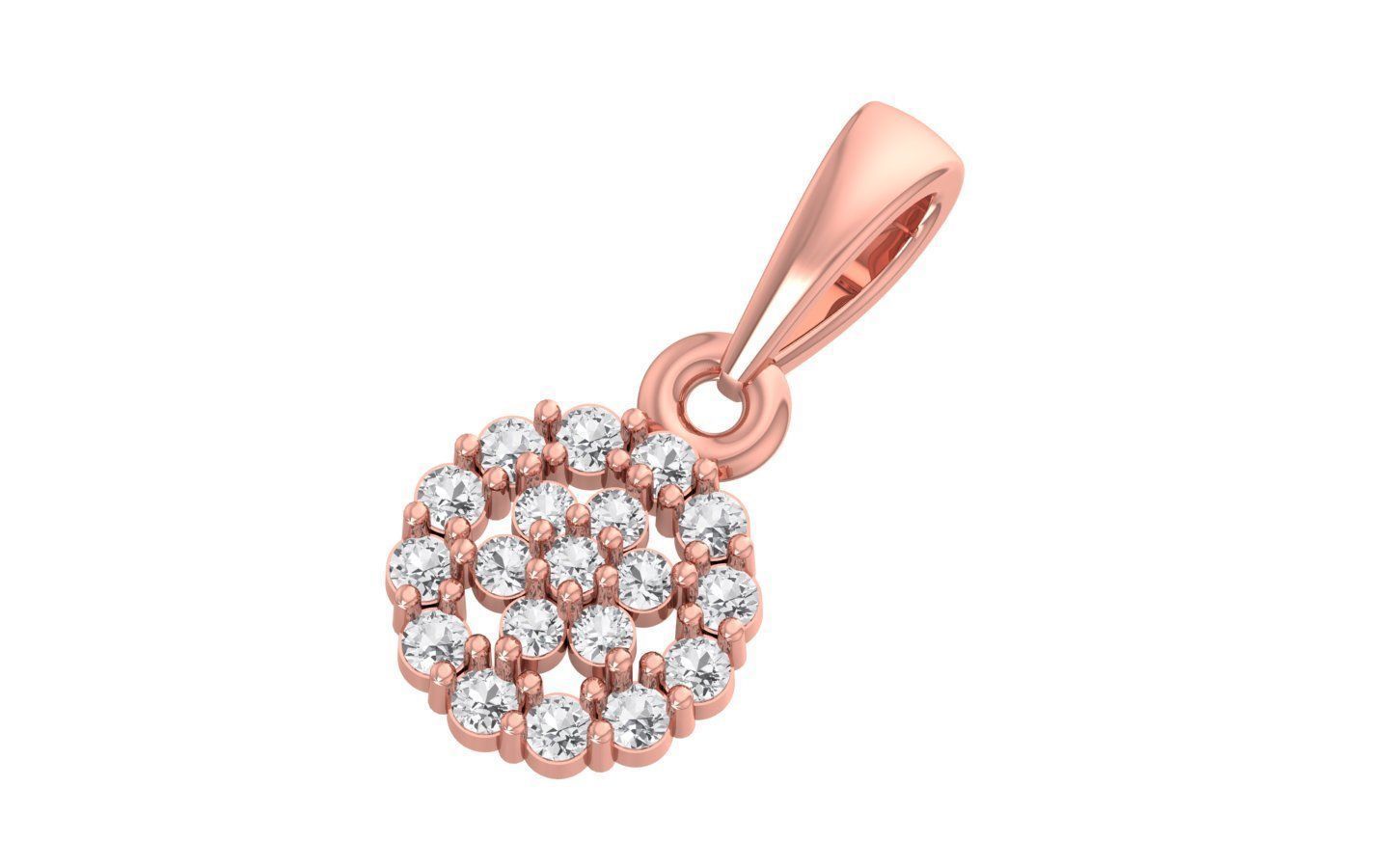 Earrings Pendant Set 3dm STL OBJ FBX Renders Details 3D print model_3