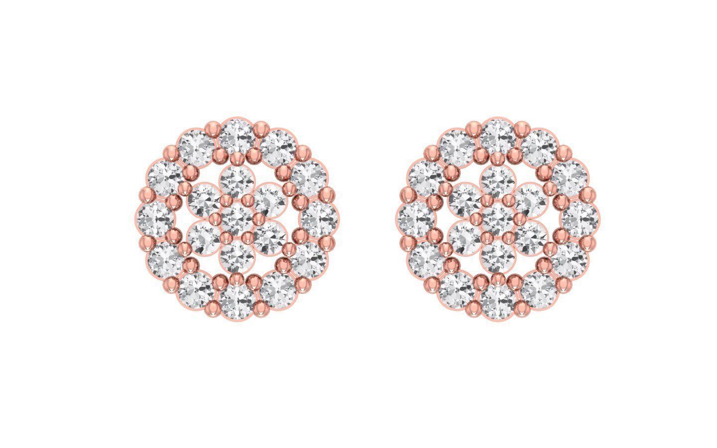 Earrings Pendant Set 3dm STL OBJ FBX Renders Details 3D print model_4