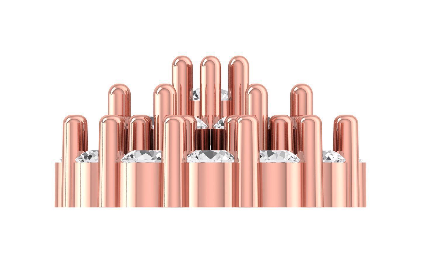 Earrings Pendant Set 3dm STL OBJ FBX Renders Details 3D print model_2