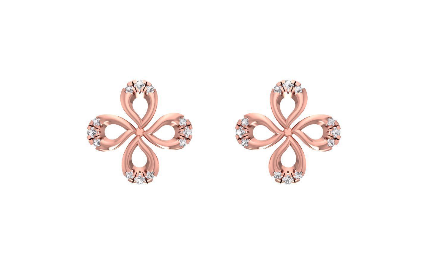 Earrings Pendant Set 3dm STL OBJ FBX Renders Details 3D print model_5