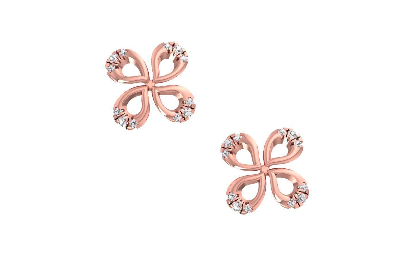 Earrings Pendant Set 3dm STL OBJ FBX Renders Details 3D print model_1