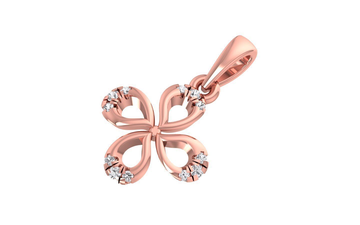 Earrings Pendant Set 3dm STL OBJ FBX Renders Details 3D print model_3