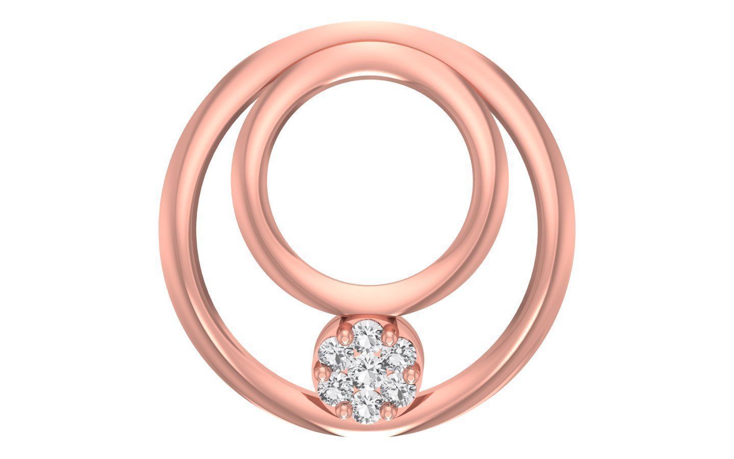 Earrings Pendant Set 3dm STL OBJ FBX Renders Details 3D print model_1