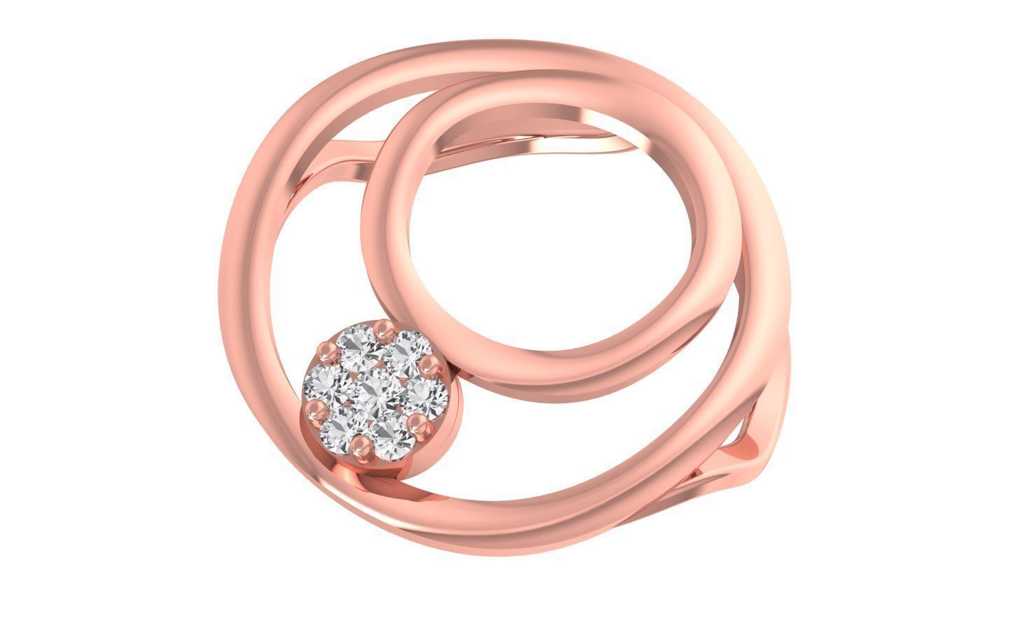 Earrings Pendant Set 3dm STL OBJ FBX Renders Details 3D print model_5