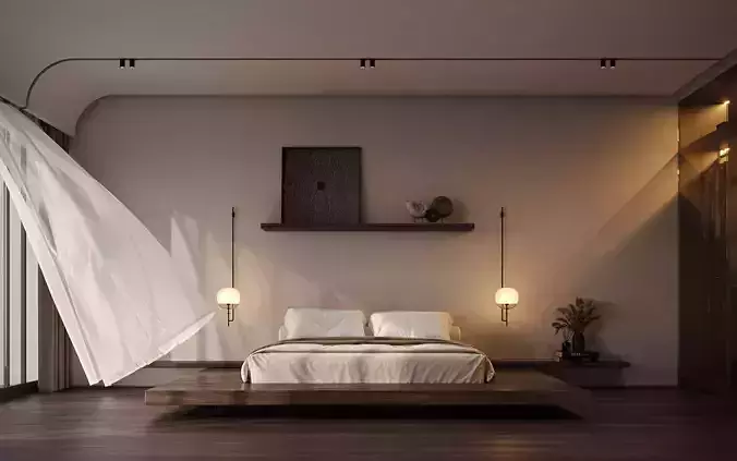 Bedroom Minimalism Style Interior