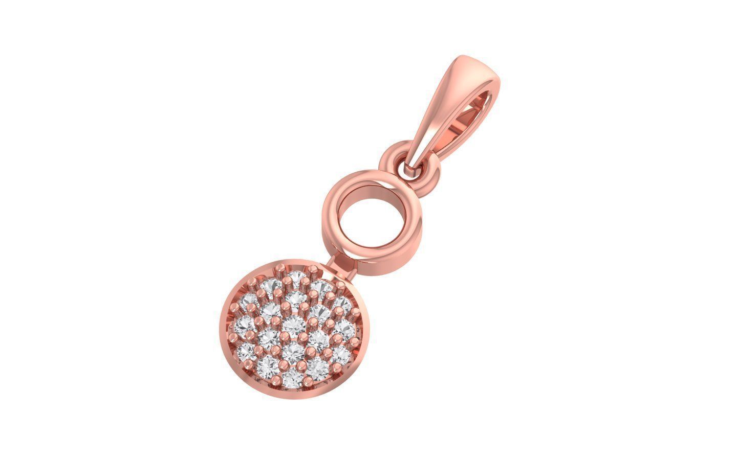 Earrings Pendant Set 3dm STL OBJ FBX Renders Details 3D print model_4