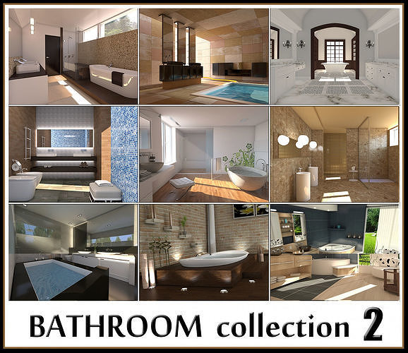 Bathrooms collection 2 bathroom 