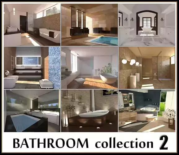 Bathrooms collection 2 bathroom 