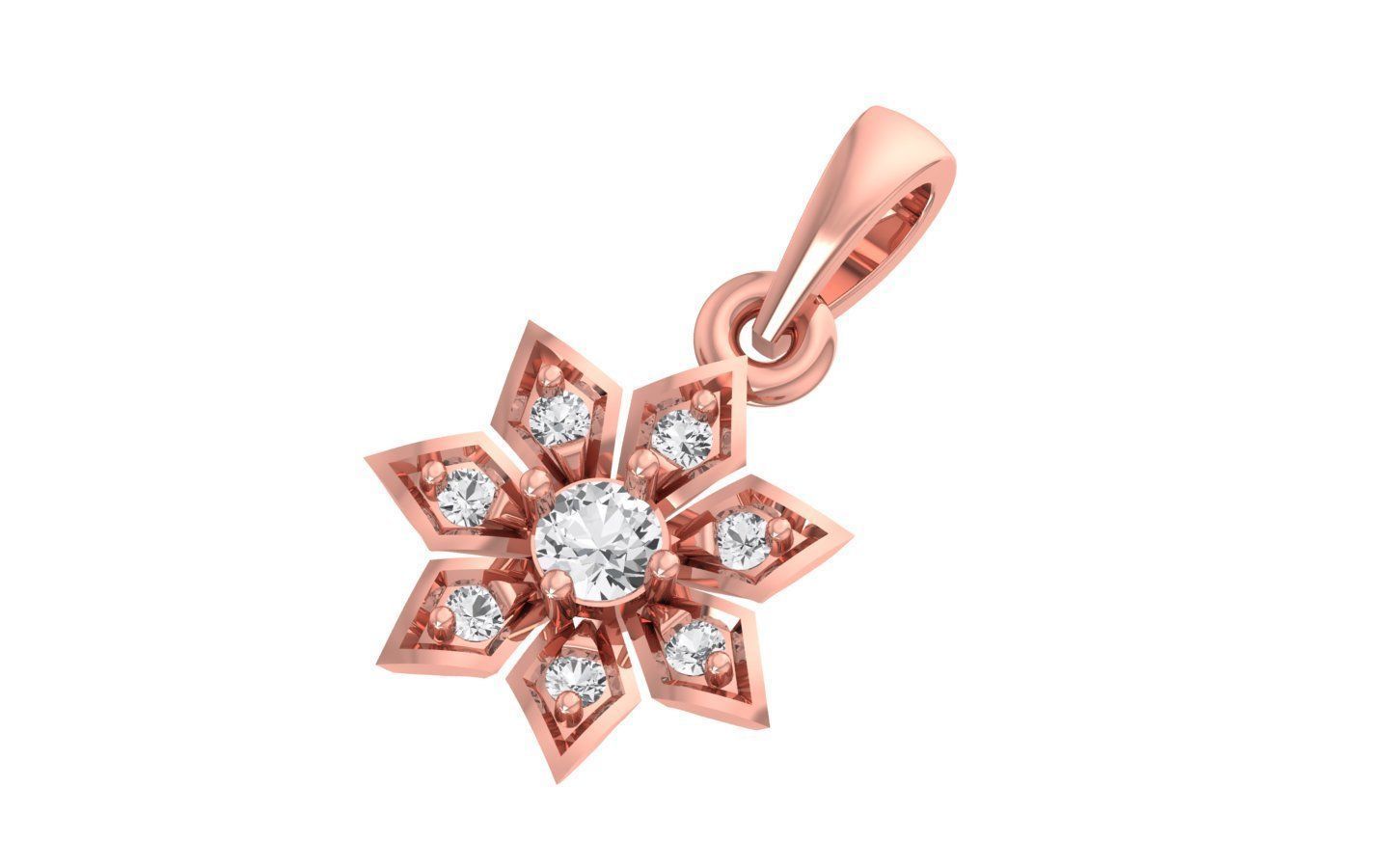 Earrings Pendant Set 3dm STL OBJ FBX Renders Details 3D print model_1