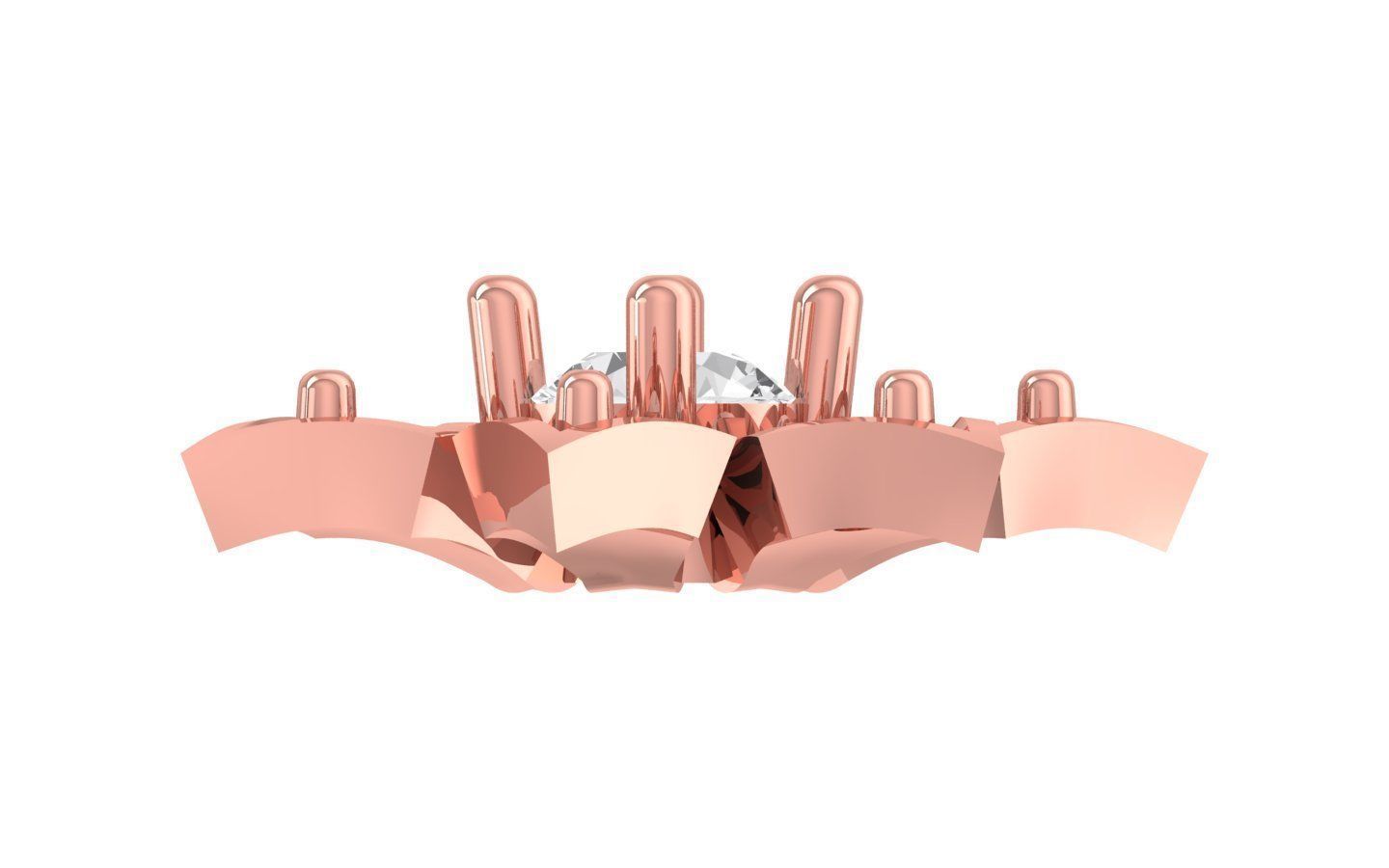 Earrings Pendant Set 3dm STL OBJ FBX Renders Details 3D print model_3