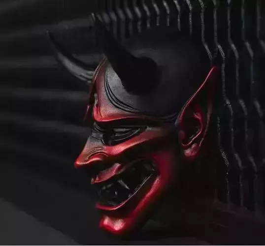 ONI MASK HANNYA  MASCARA ONI 3D print model