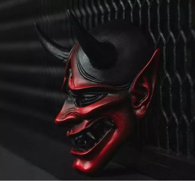 ONI MASK HANNYA  MASCARA ONI 3D print model_0