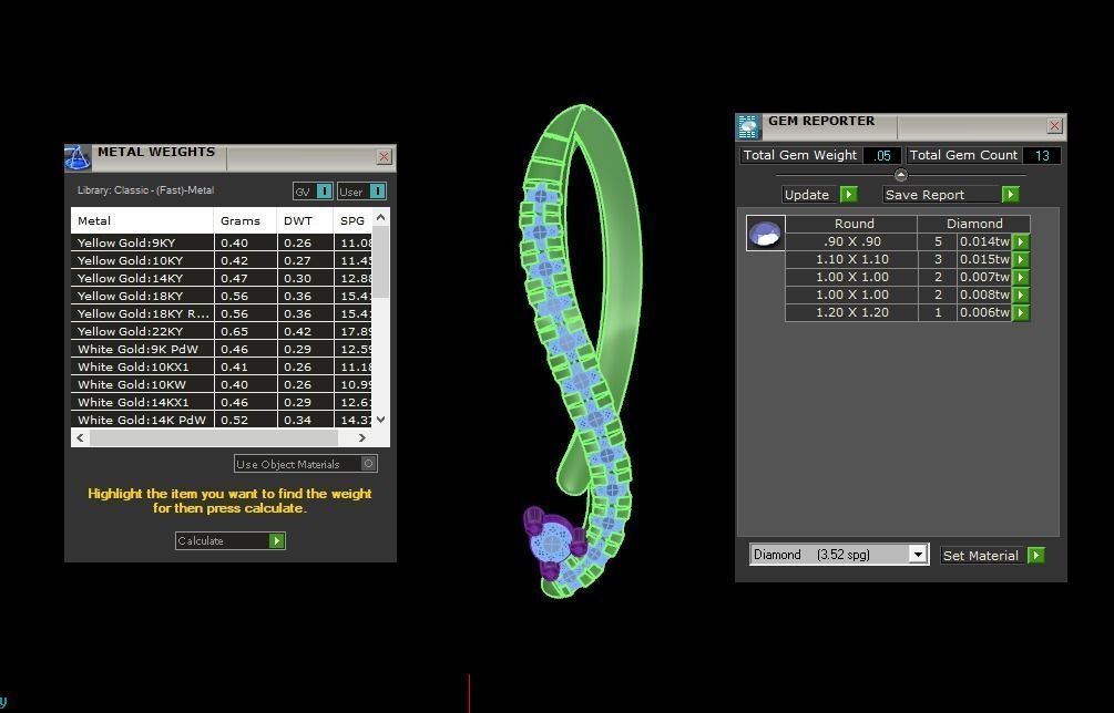 Earrings Pendant Set 3dm STL OBJ FBX Renders Details 3D print model_8