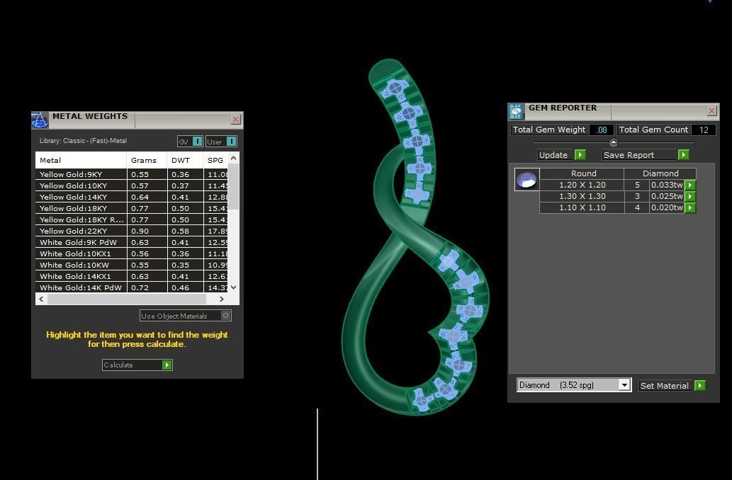 Earrings Pendant Set 3dm STL OBJ FBX Renders Details 3D print model_8