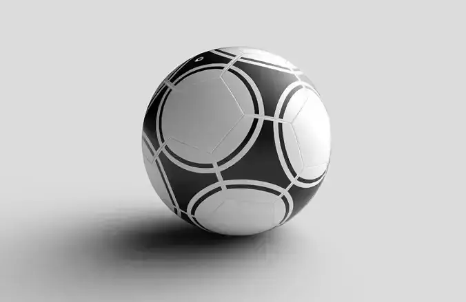 Soccer Ball  M02 Low-poly 3D model