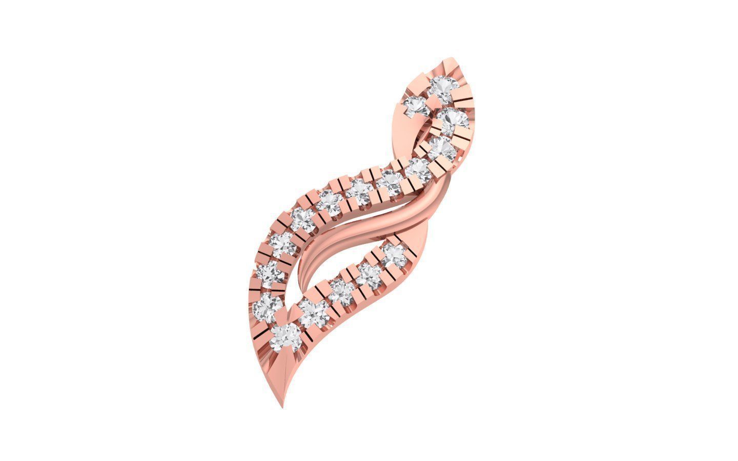 Earrings Pendant Set 3dm STL OBJ FBX Renders Details 3D print model_3