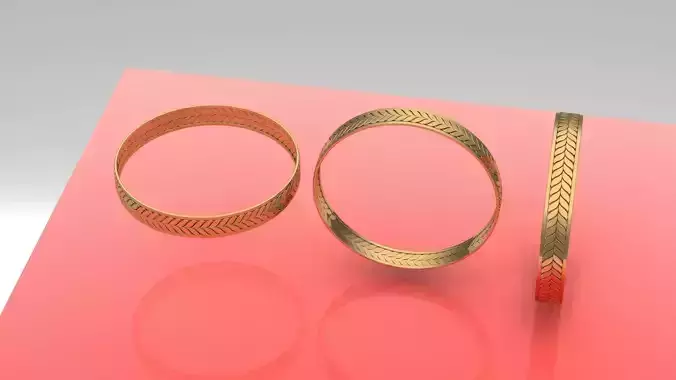 Bracelet for men leaf