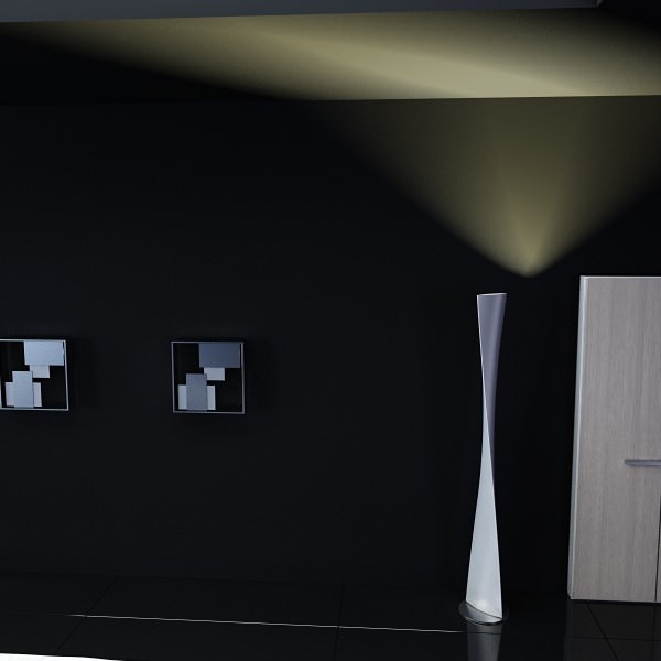 Modern Floor Lamp 06 Encaixe 3D model_5